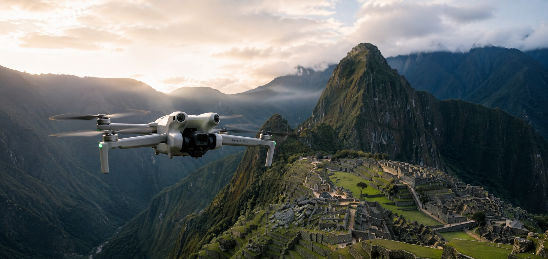 Vista aérea con drone Aerogrid
